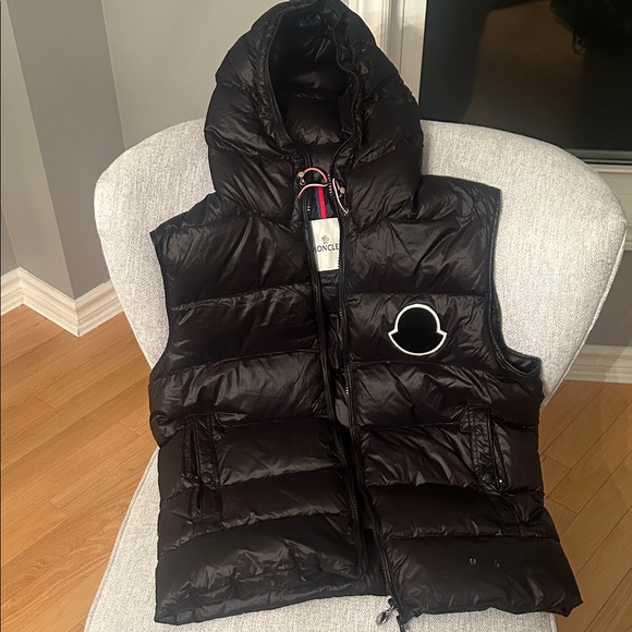 Moncler Other - Moncler Black Hooded Vest (EUC)